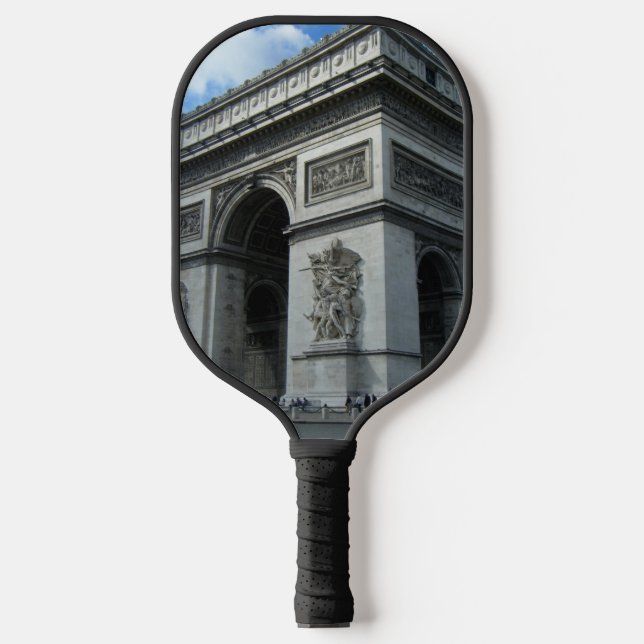 Arc de Triomphe Paris France Monument Architecture Pickleball Paddle (Front)