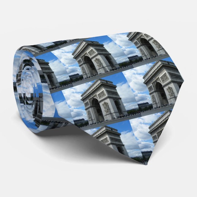 Arc de Triomphe Paris France Monument Architecture Tie (Rolled)