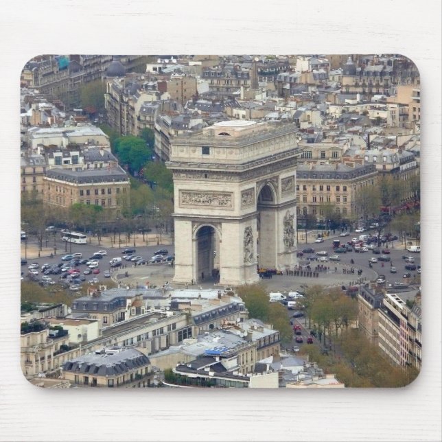 Arc de Triomphe Paris France Mouse Pad (Front)