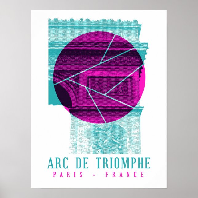 Arc De Triomphe Paris France Poster (Front)