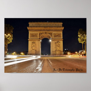 Arc De Triomphe,Paris Poster