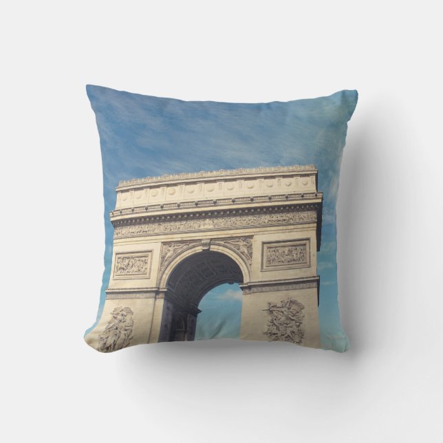 Arc de Triomphe Paris Throw Pillow (Front)