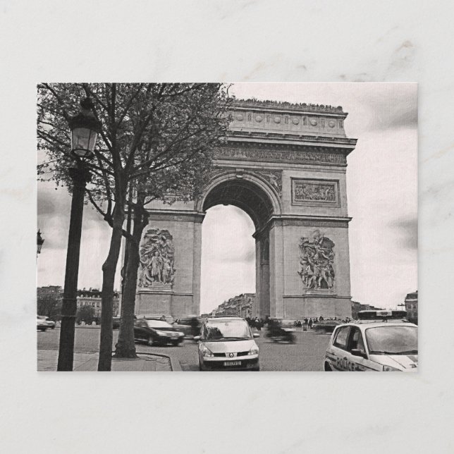 Arc de Triomphe Postcard (Front)