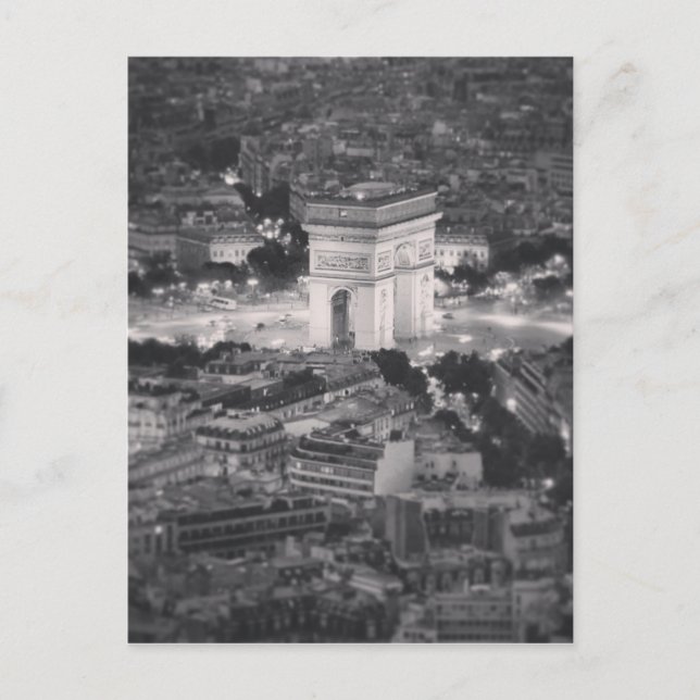 Arc de Triomphe Postcard (Front)
