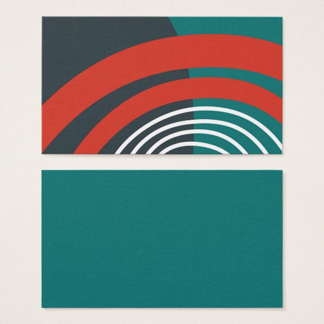 Arc-en-ciel, art bleu rouge blanc (Devant & derrière)