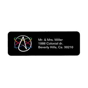 Arc-en-ciel athée d'atome