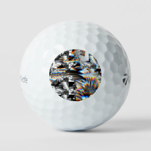 Arc-en-ciel balles de golf
