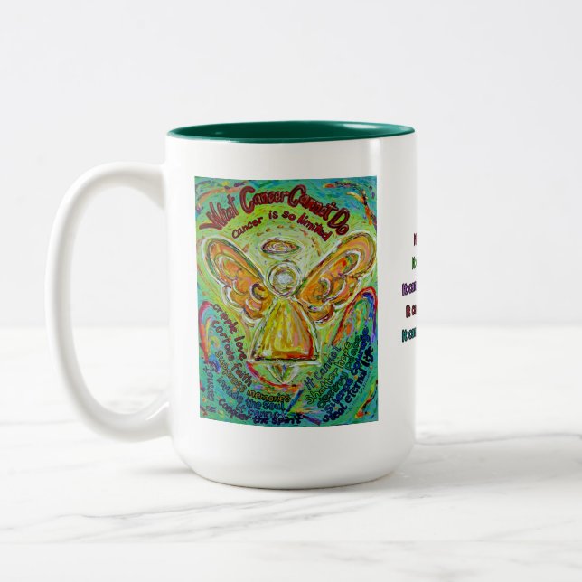 Arc-en-ciel Cancer Angel Mug (Gauche)
