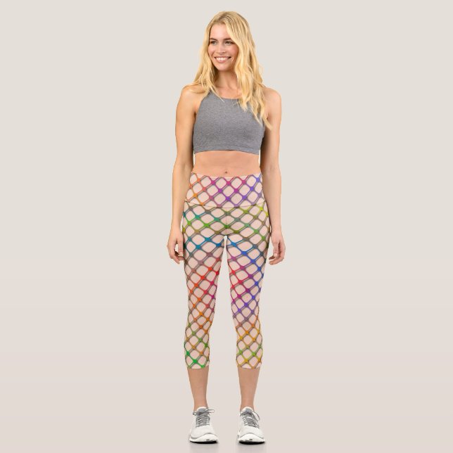 Arc-en-ciel Capri Leggings (Recto)