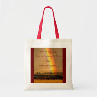 Arc-en-ciel. C'est ma vie. Inspiration de sac