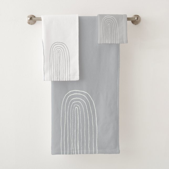 Arc-en-ciel chic Boho milieu du siècle (En situation)