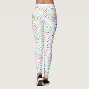 Arc-en-ciel Confetti leggings pois