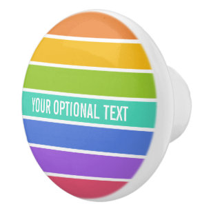 Arc-en-ciel Couleurs boutons et pulls personnalisé