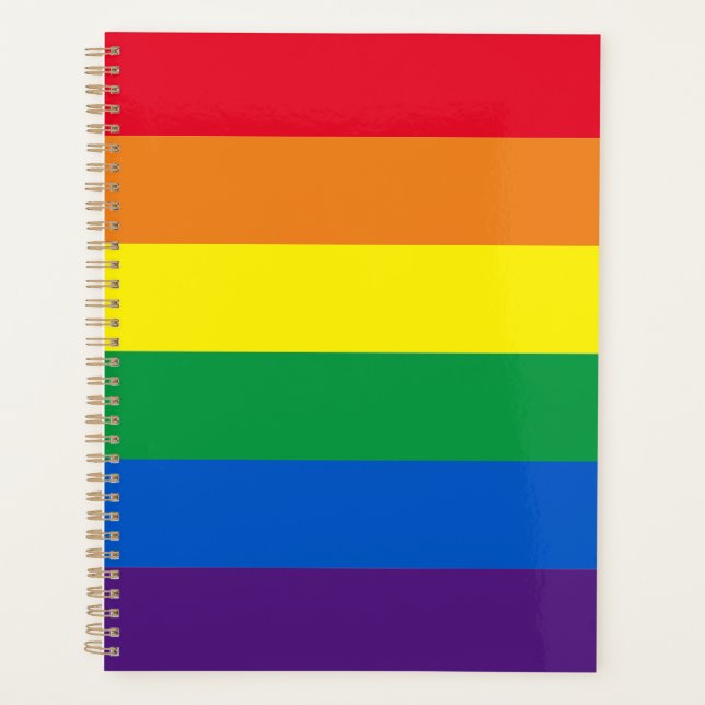 Arc-en-ciel couleurs Lgbt Lgbtq drapeau gay (Devant)