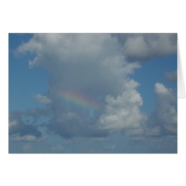 Arc en ciel dans les nuages (Devant horizontal)