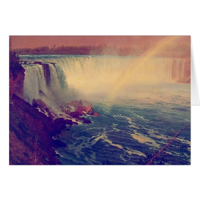 Arc-en-ciel de chutes du Niagara (Devant horizontal)