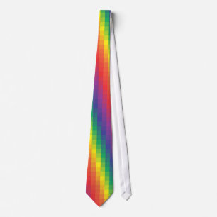 Arc-en-ciel de Pixelated - cravate