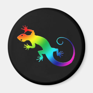 Arc en ciel Gecko Dark Magnet