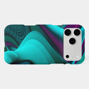 Arc-en-ciel métallique Abstrait futuriste