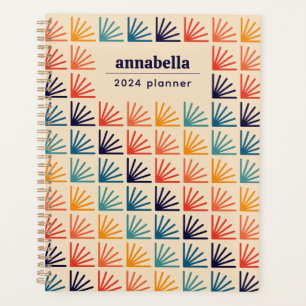 Arc-en-ciel Mid-Century Moderne Monogramme Motif