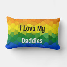 Arc-en-ciel Mosaïque Drapeau Jeter Oreiller