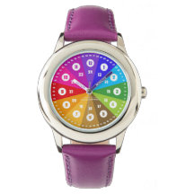 Arc-en-ciel Nohr Montre-bracelet 12 heures Afficha