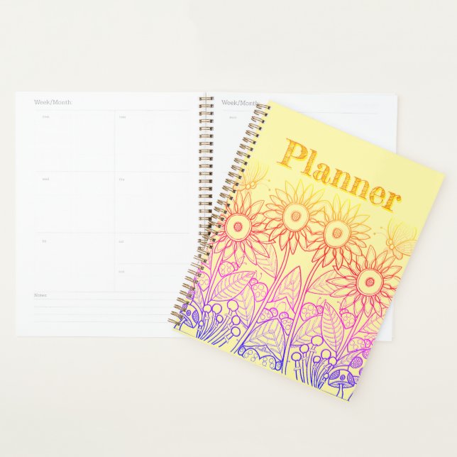 Arc-en-ciel Ombre Papillon & Ladybugs (Devant avec enveloppe)