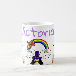 Arc-en-ciel Pingin Floral Daisy Butterfly Mug