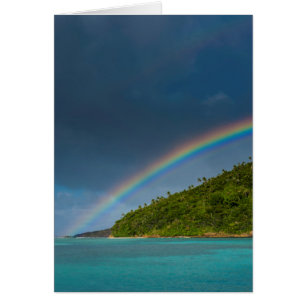 Arc-en-ciel sur une île, Samoa américaines