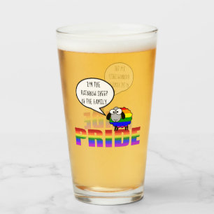 Arc-en-ciel Tumbler en verre de mouton