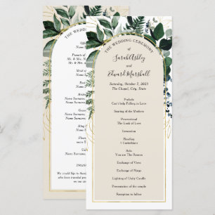 Arc moderne beige Programme de verdure botanique