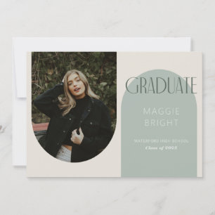 Arc moderne Boho faire-part ouvert