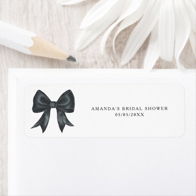 Arc noir Merci Baby shower  (En situation)