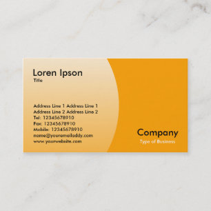 Arc - Orange Business Card