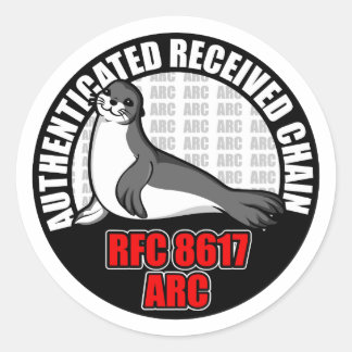 ARC sticker 2019, sheet of 12 x 1.5 inch round
