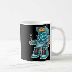 Arcade Bot- Video Game Cabinet With Joystick In Di Coffee Mug
