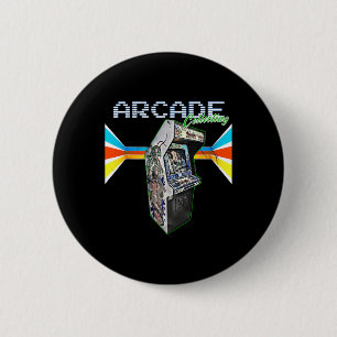 Arcade Cabinet Machine 1970 1980 1990 Video Game C 2 Inch Round Button