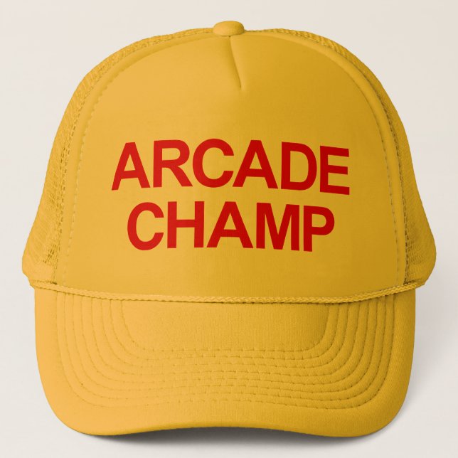 Arcade Champ Trucker Hat (Front)