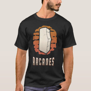 Arcade Games Vintage Retro Classic Sunset T-Shirt