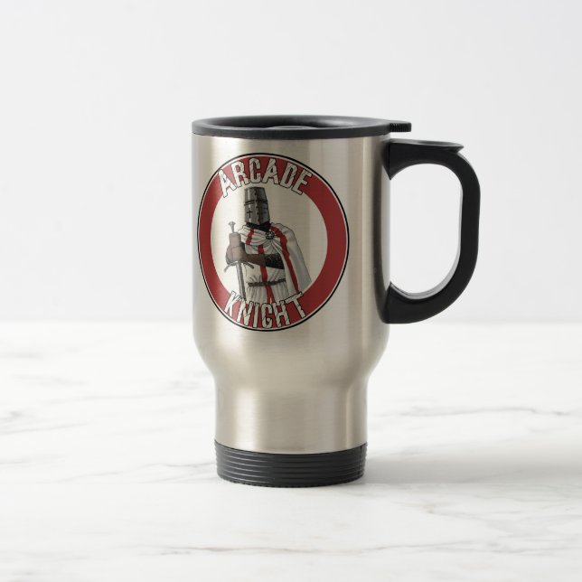 Arcade Knight Logo Travel Mug (Right)