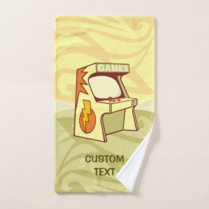 Arcade machine bath towel set