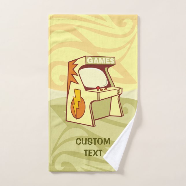 Arcade machine bath towel set (Hand Towel)
