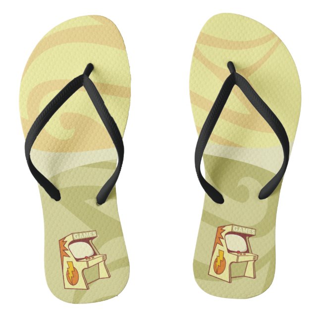 Arcade machine flip flops (Footbed)