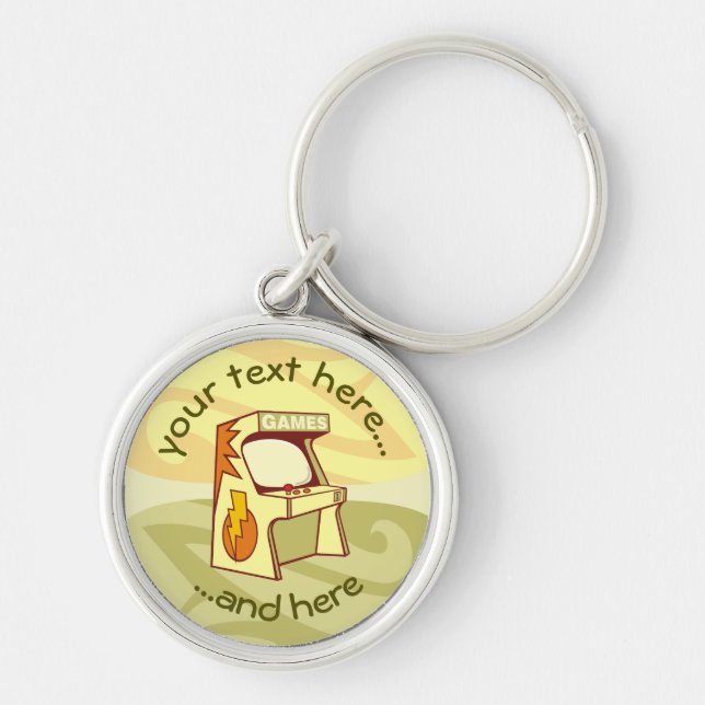 Arcade machine keychain (Front)