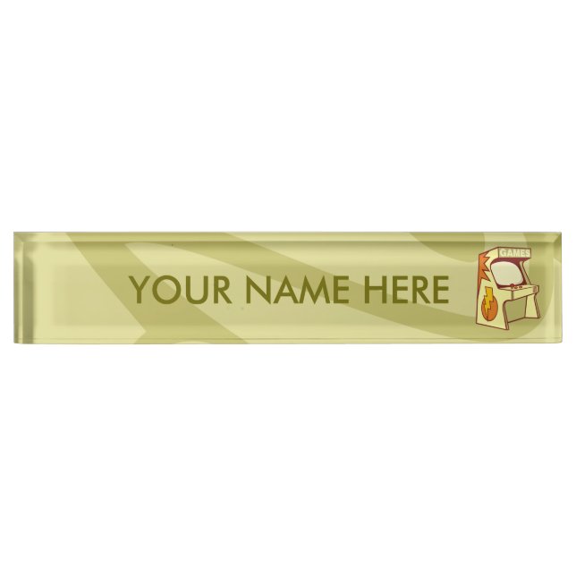 Arcade machine nameplate (Front)
