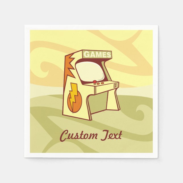Arcade machine paper napkins (Front)
