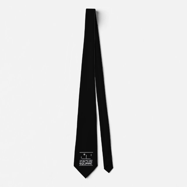 Arcade old school video game square gamer tie (Front)