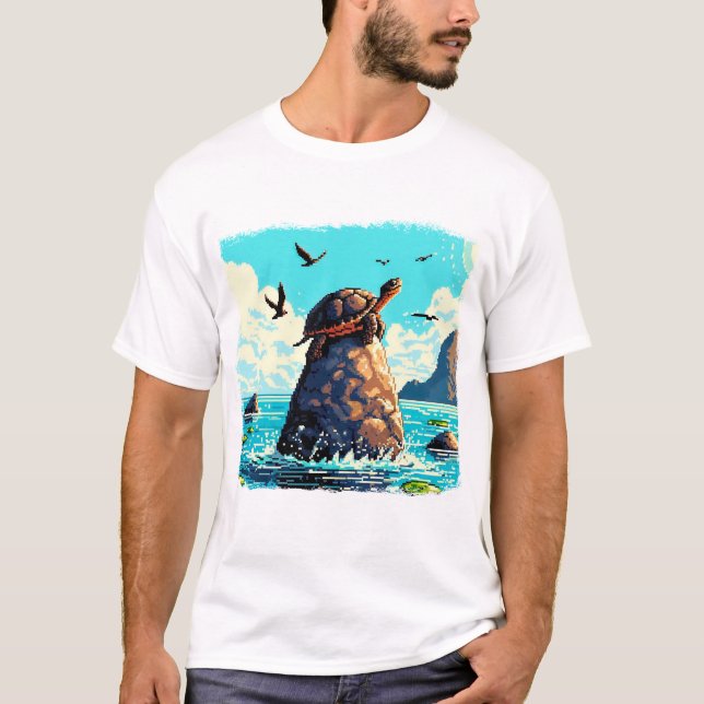 Arcade turtle T-Shirt (Front)