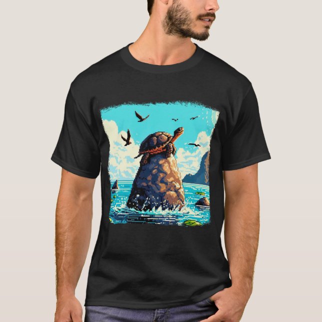 Arcade turtle T-Shirt (Front)