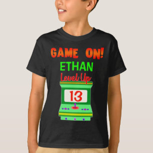 Arcade Video Game on Birthday Boy Party T-Shirt
